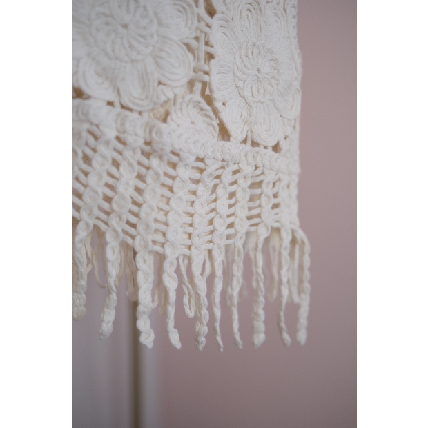 花語流蘇雕花背心