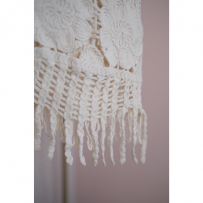 花語流蘇雕花背心